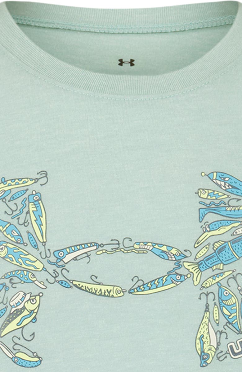 Under Armour Kids' Lure Logo Graphic T-Shirt, Alternate, color, Enamel Blue