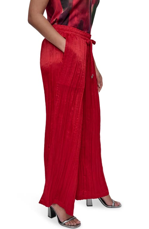 Dkny Crushed Drawstring Wide Leg Pants