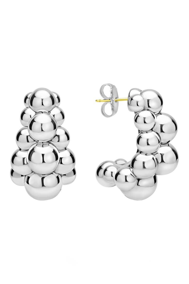 Caviar Bubbly Hoop Earrings video
