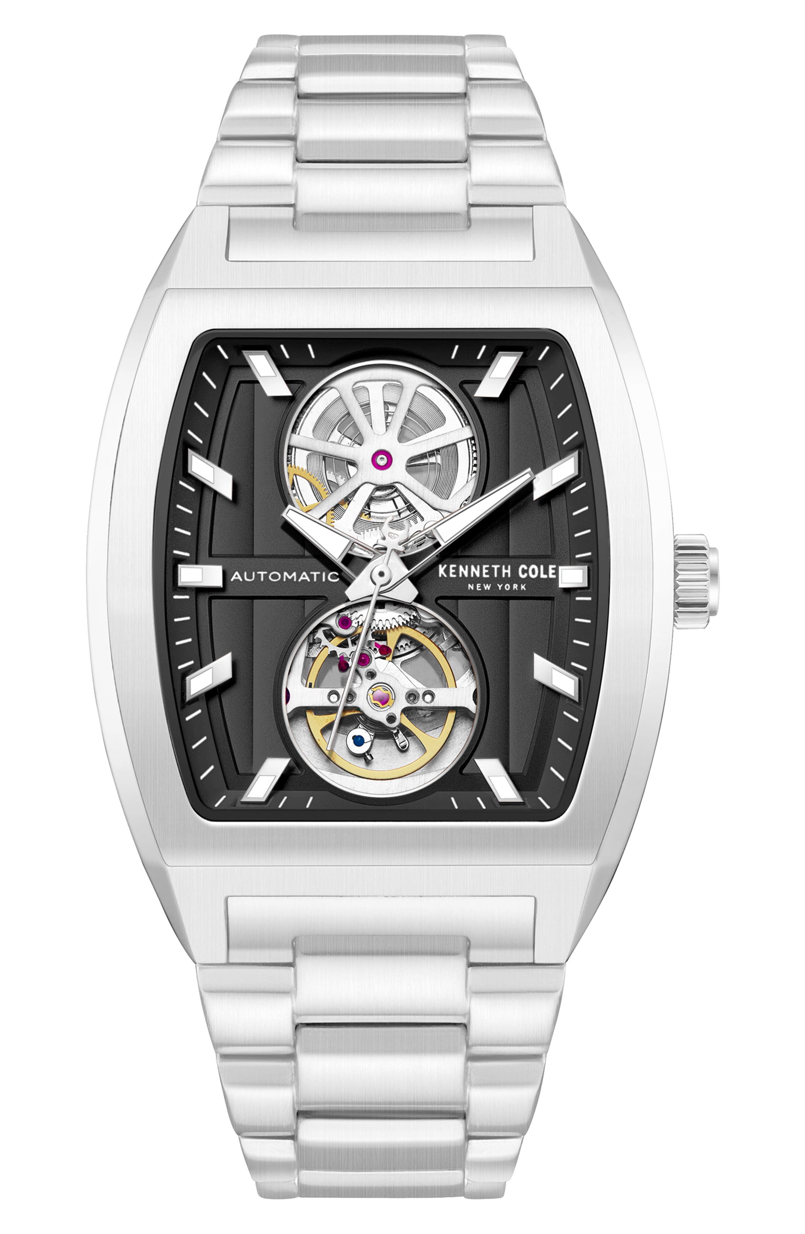The Milford Tonneau Open Heart Automatic Bracelet Watch, 40mm x