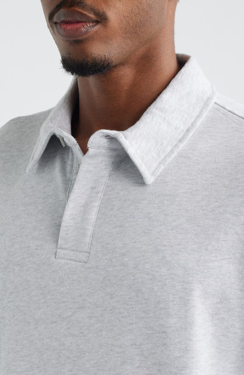 Brooklyn Industries Polo Sweatshirt, Alternate, color, Grey Melange