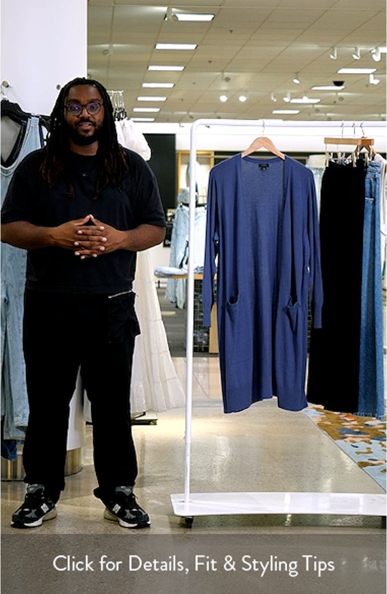 Open Front Longline Cardigan, sales video thumbnail