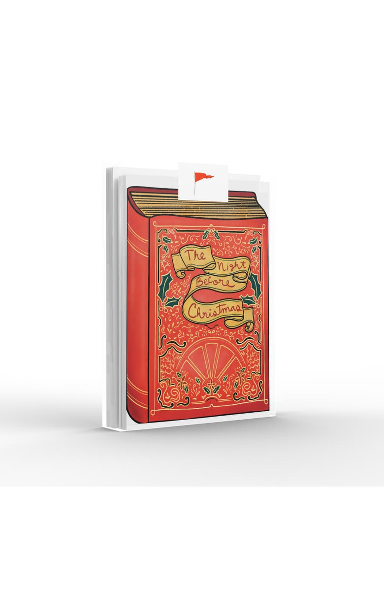 Ramus & Co The Night Before Christmas Book Greeting Card Pack Set, Main, color, Multi-Pack