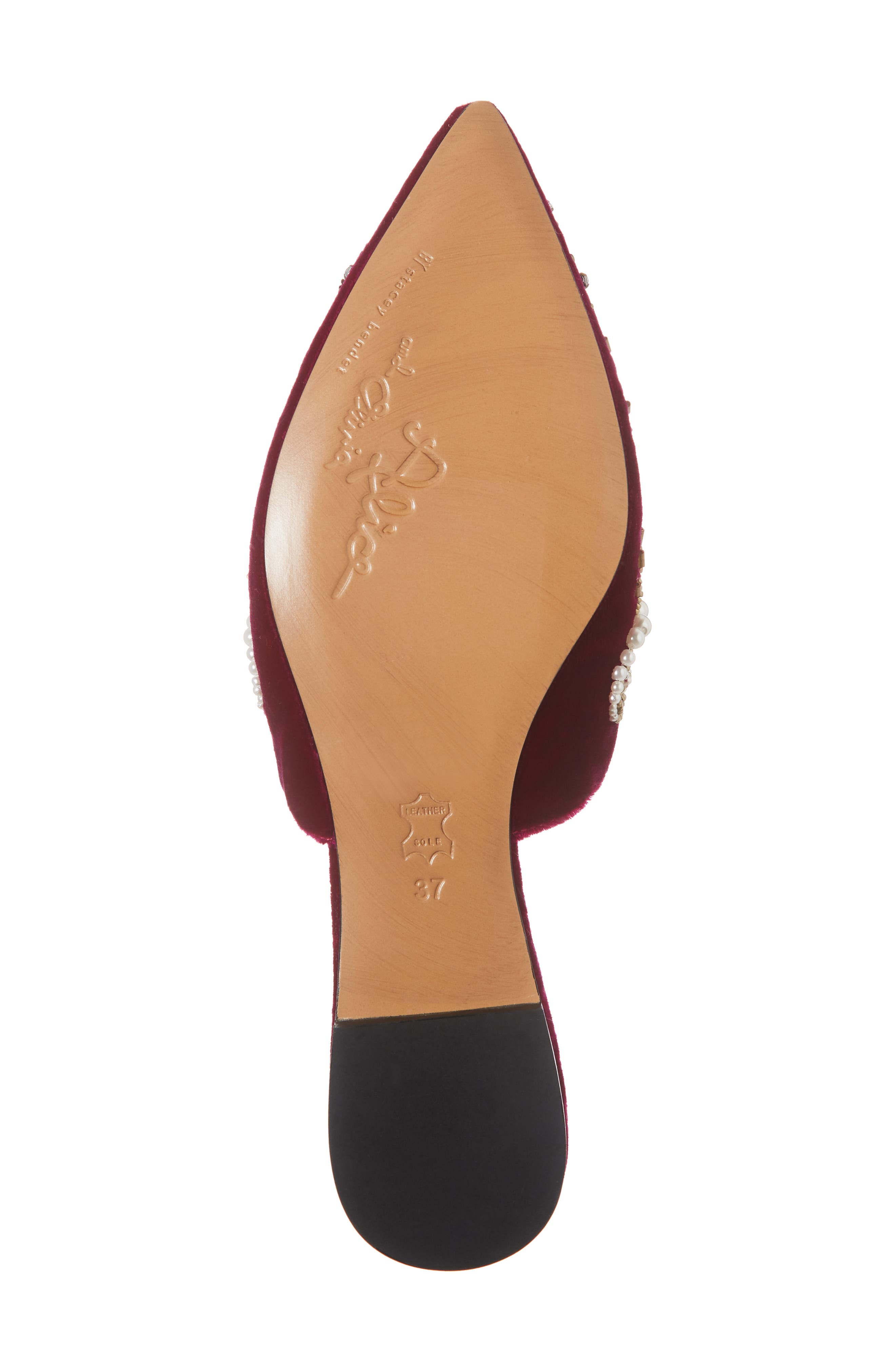 Alice + Olivia Urtin Embellished Loafer Mule, Alternate, color, 