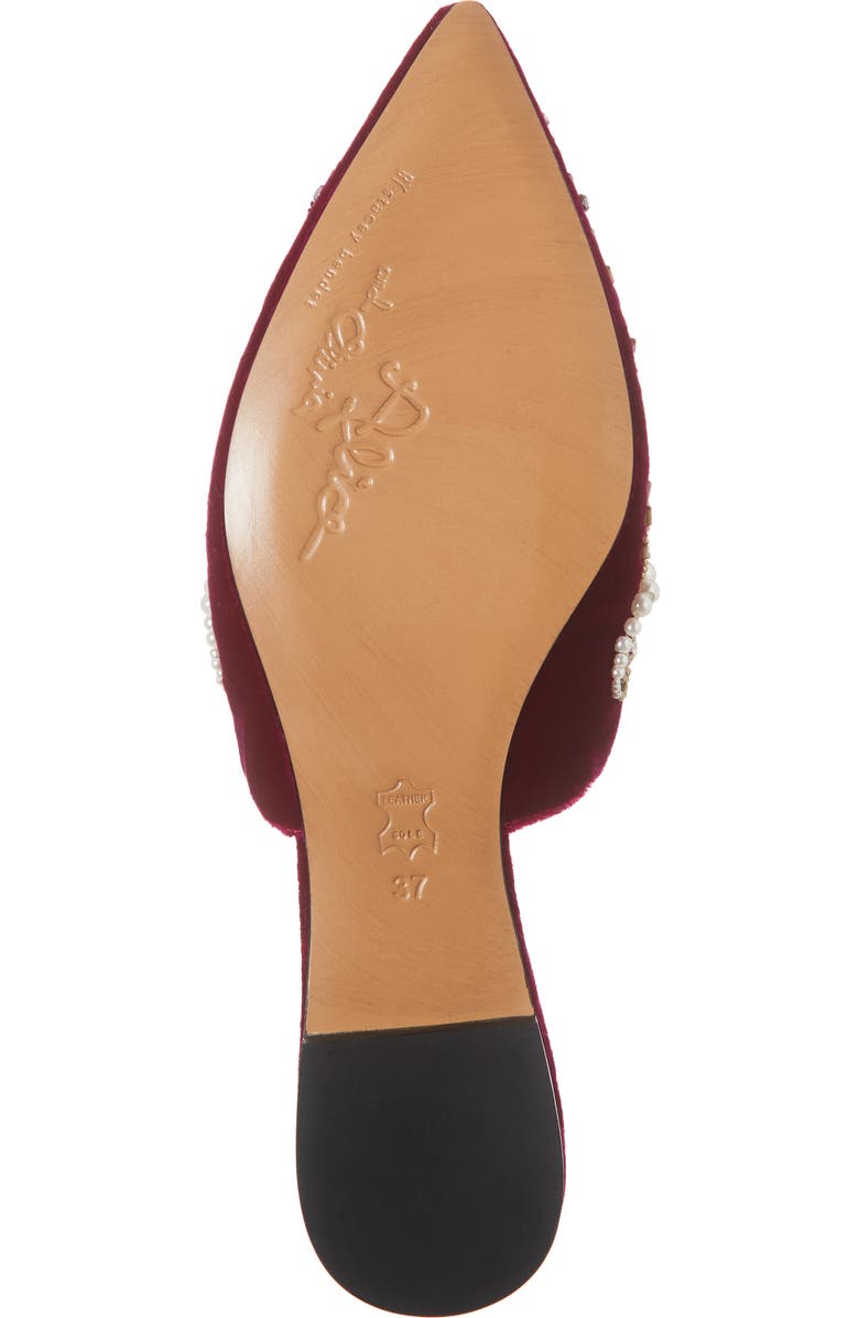 Alice + Olivia Urtin Embellished Loafer Mule, Alternate, color,