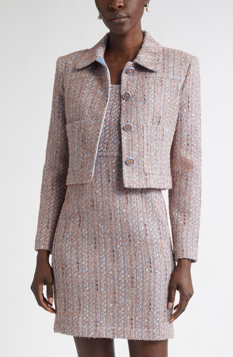 Naomi Crop Tweed Jacket