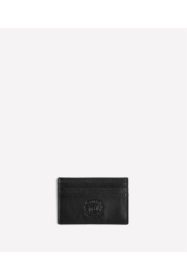 Slim Card Case No. 204, Main, color, Vintage Black Leather