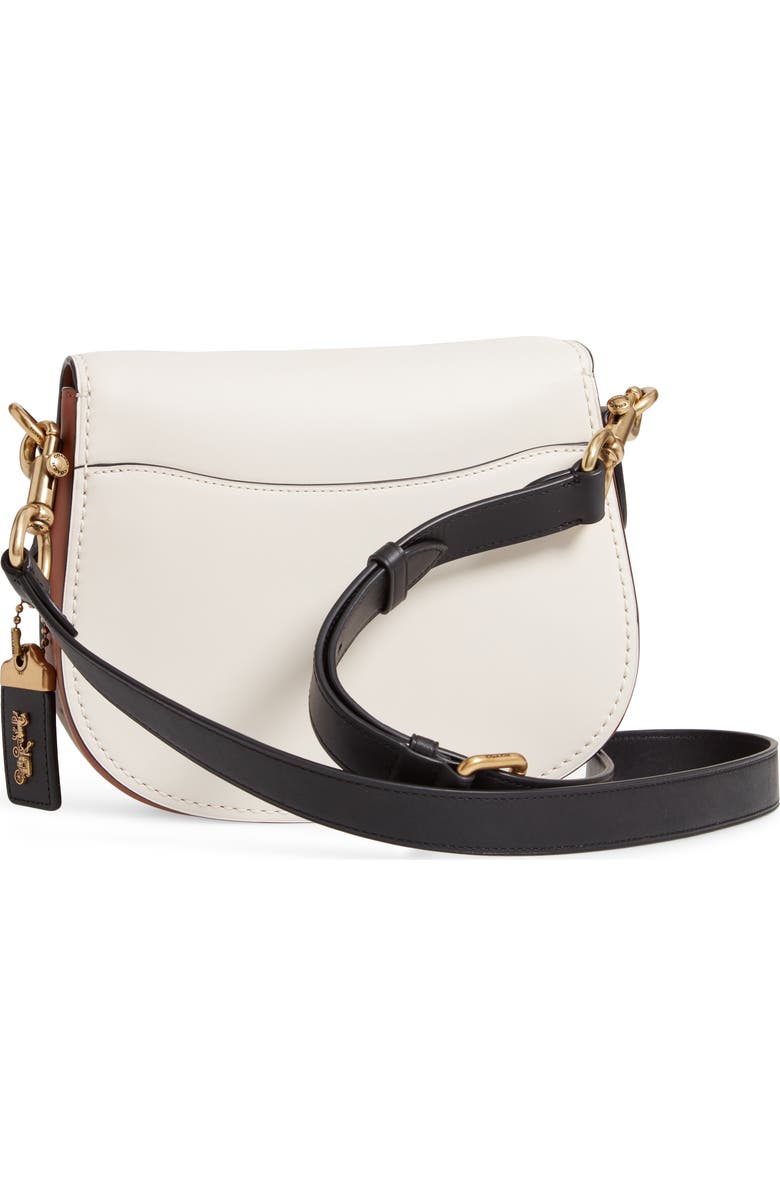 COACH Saddle 24 Leather Saddle Bag, Alternate, color,