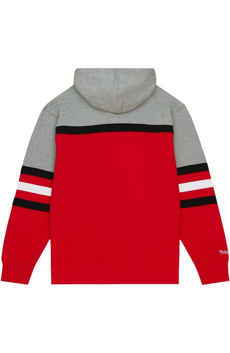 Mitchell & Ness Men's Mitchell & Ness Red Georgia Bulldogs Head Coach Pullover Hoodie, Alternate, color, 