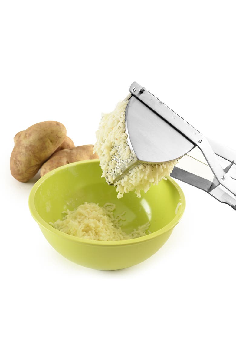 Norpro Stainless Steel Heavy Duty Commercial Potato Ricer, Alternate, color, Silver