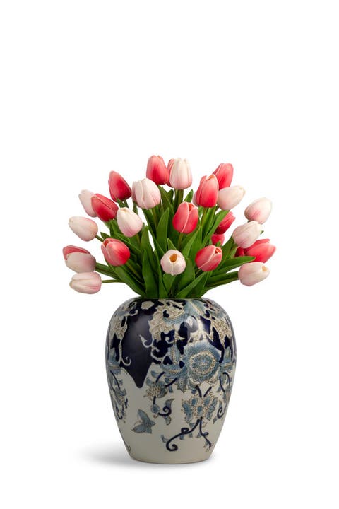 Odette RealTouch Tulip Toile Arrangement