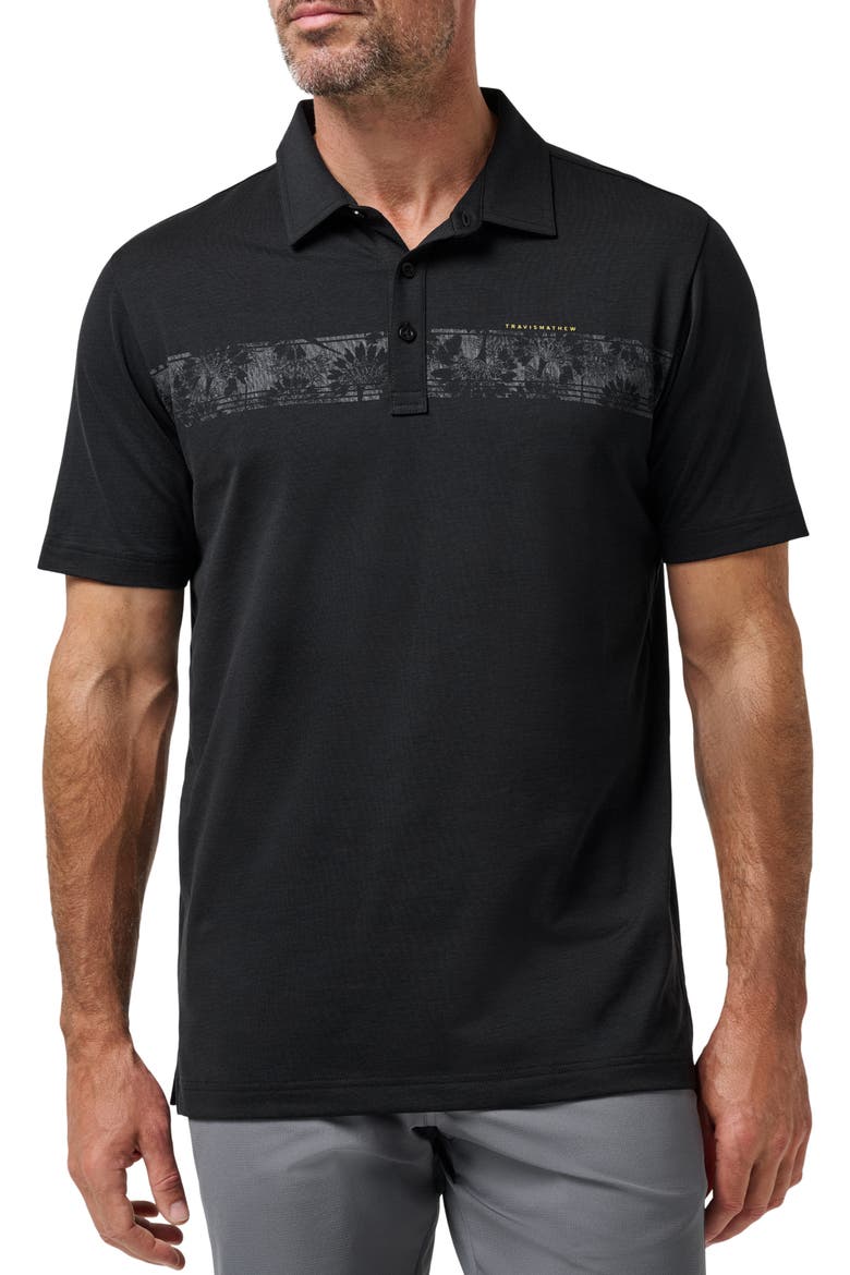 Flight Chest Stripe Jersey Polo (Men) | Nordstrom