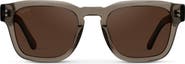 WMP Eyewear Wayne - 50mm Rectangular Polarized Sunglasses