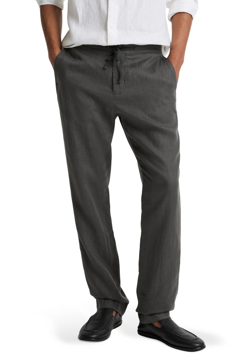 Lightweight Hemp Linen Pants, Main, color, SLATE