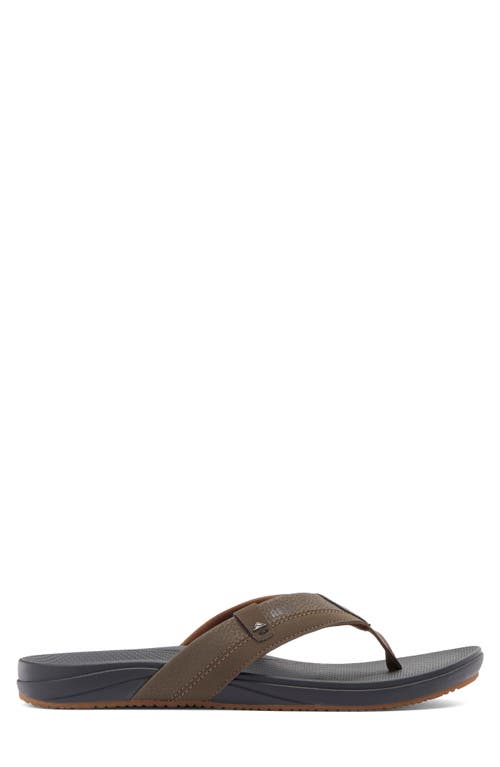 Reef Cushion Spring 2.0 Flip Flop In Brown/black