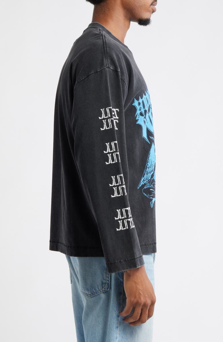 JUNGLES Hope You're Well Too Cotton Graphic T-Shirt, Alternate, color, Black