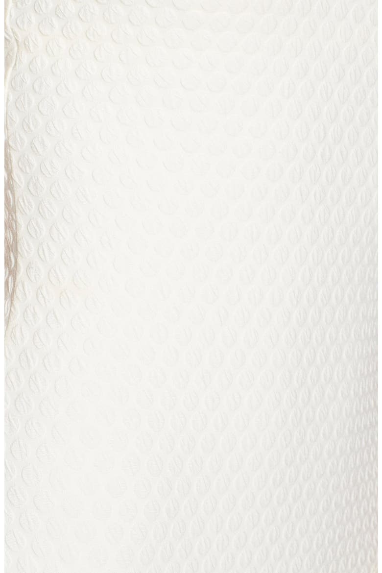 'Marina' Dot Jacquard One-Piece Swimsuit, Alternate, color, CREAM