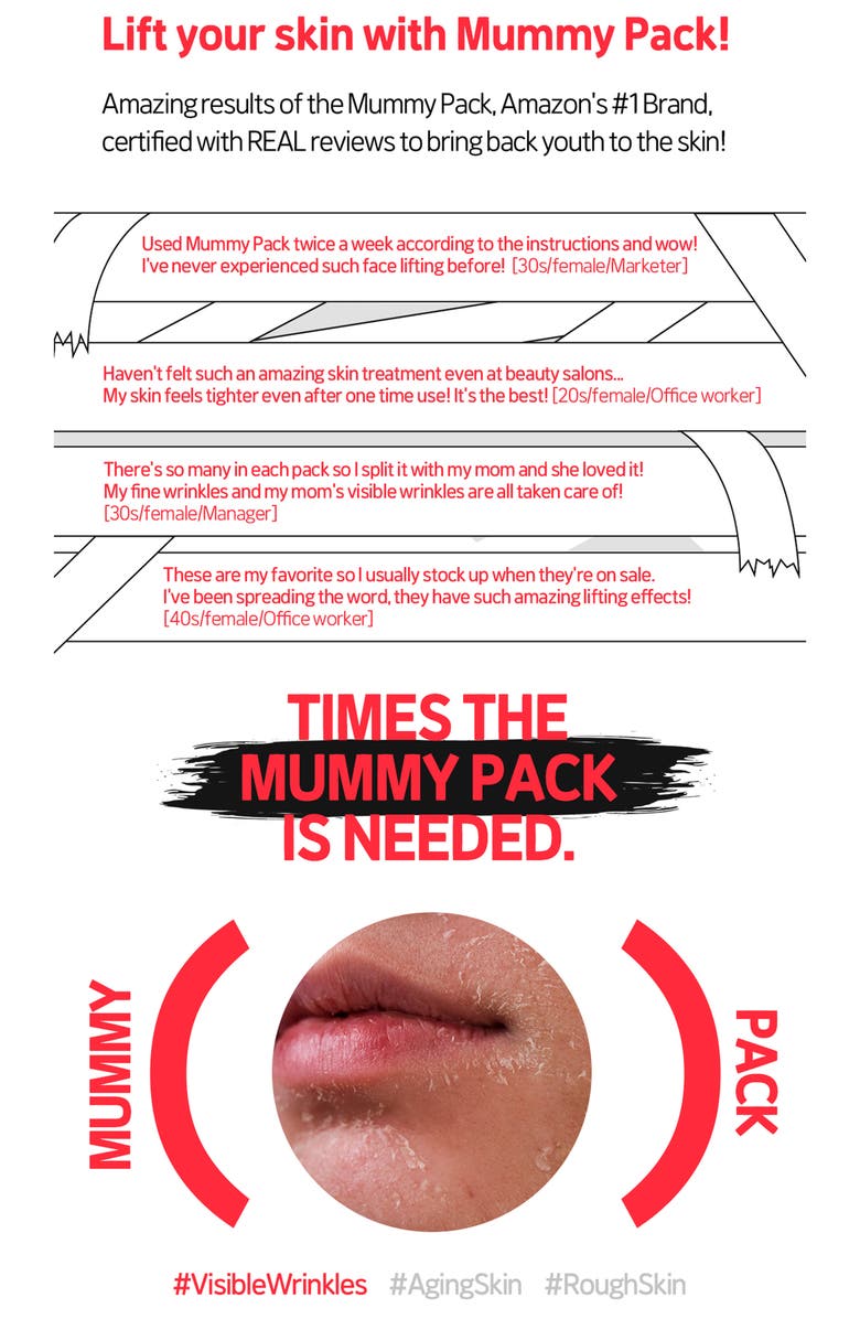 ZOMBIE BEAUTY BY SKIN1004 MUMMY PACK Mask Kit, Alternate, color, 