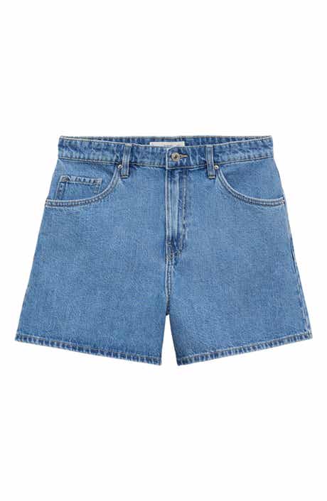 MANGO Zoey High Waist Denim Shorts