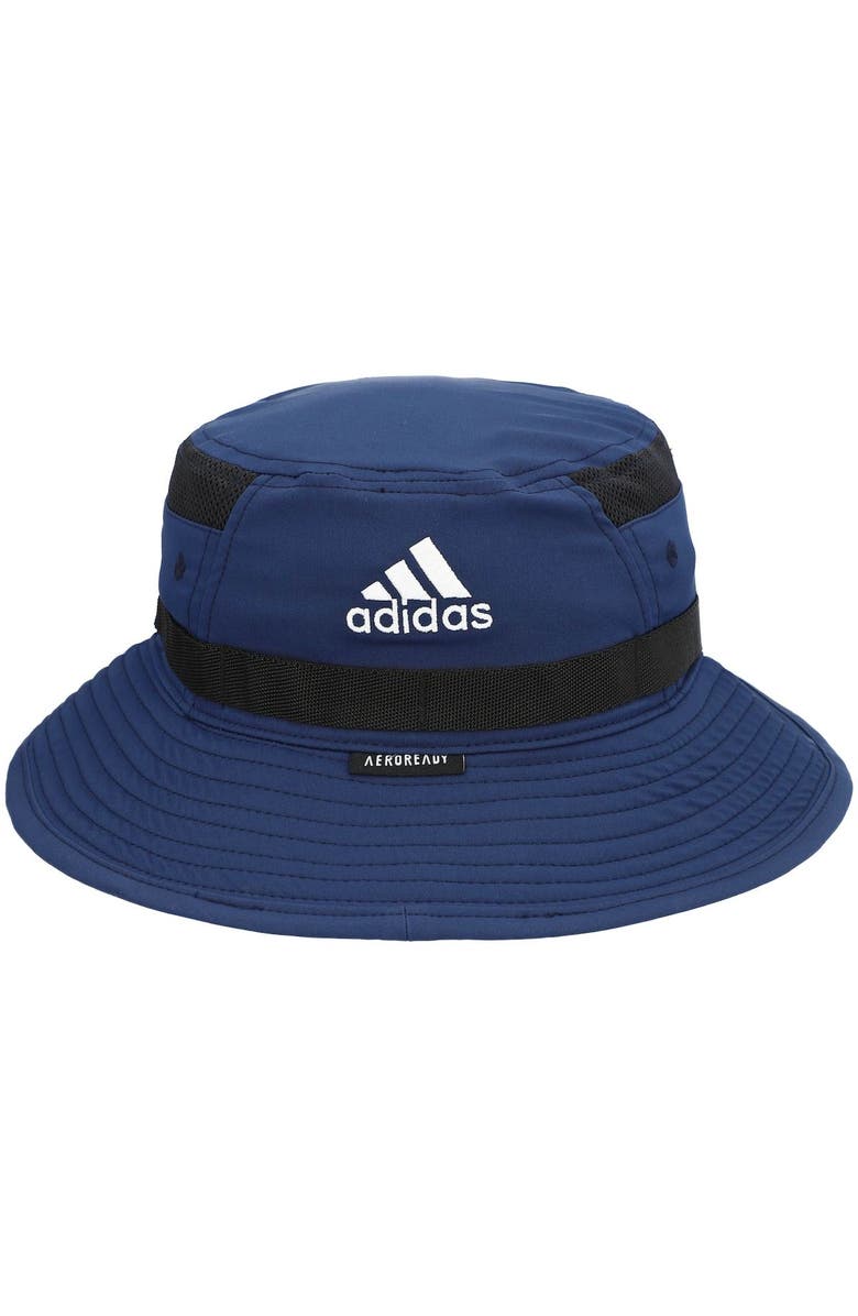adidas Men's adidas Navy Georgia Tech Yellow Jackets 2021 Sideline AEROREADY Bucket Hat, Alternate, color, Navy