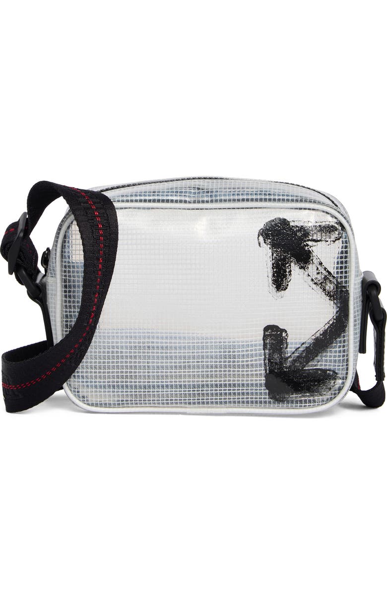 Off-White Heritage Transparent Camera Bag, Main, color,