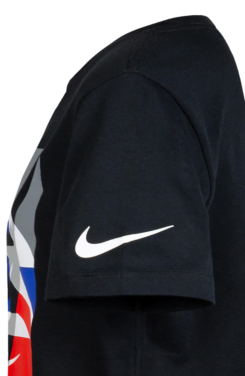 3 Brand Kids' RWB Gradient Box Logo Graphic T-Shirt, Alternate, color,