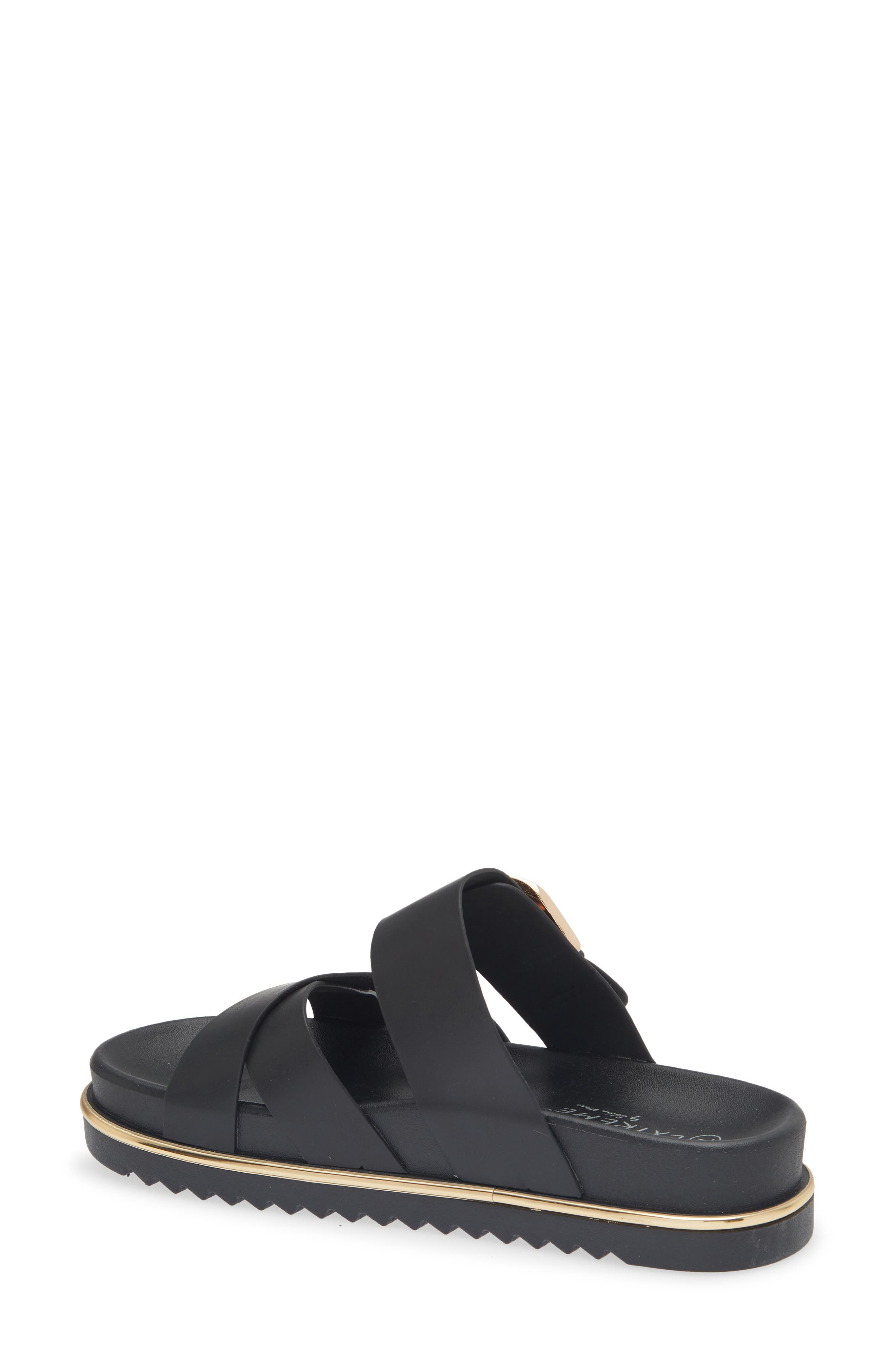 EXTREME BY EDDIE MARC Kira Slide Sandal, Alternate, color, Black