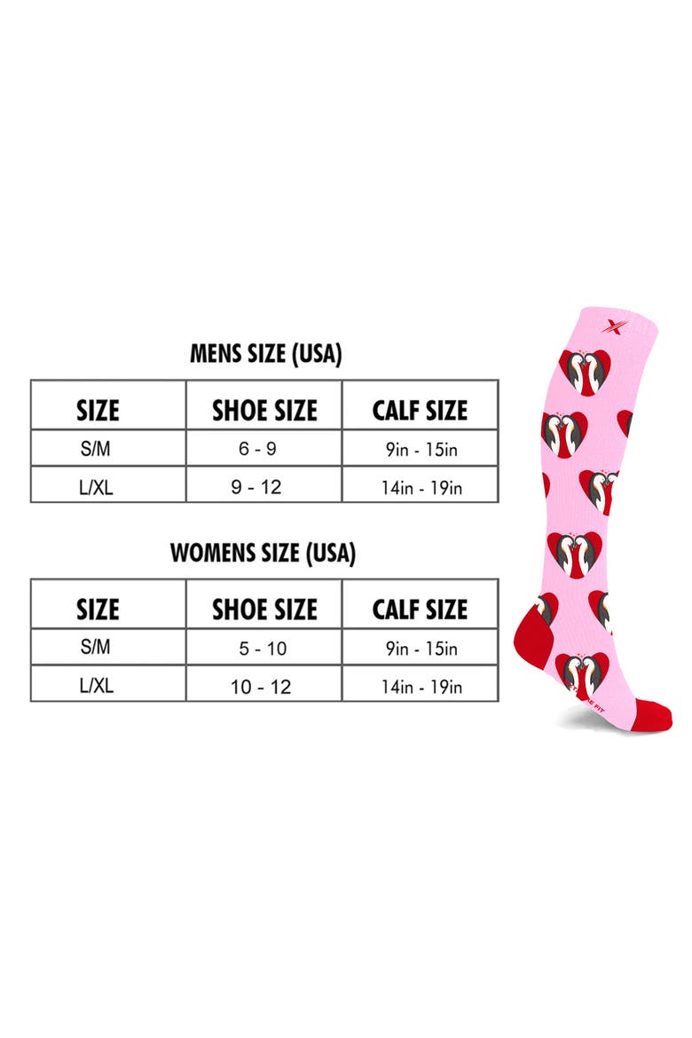 3-Pack Patterned Compression Socks, Alternate, color, MIX
