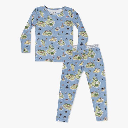 Bellabu Bear Kids' Pirate Cove Set Of 2 Piece Pajamas In Multi