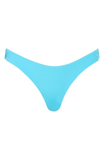 Roxy Sd Beach Classics High Cut Bikini Bottoms In Blue