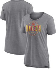 FANATICS Women's Fanatics Gray Minnesota Golden Gophers True Classics Break It Down Tri-Blend T-Shirt