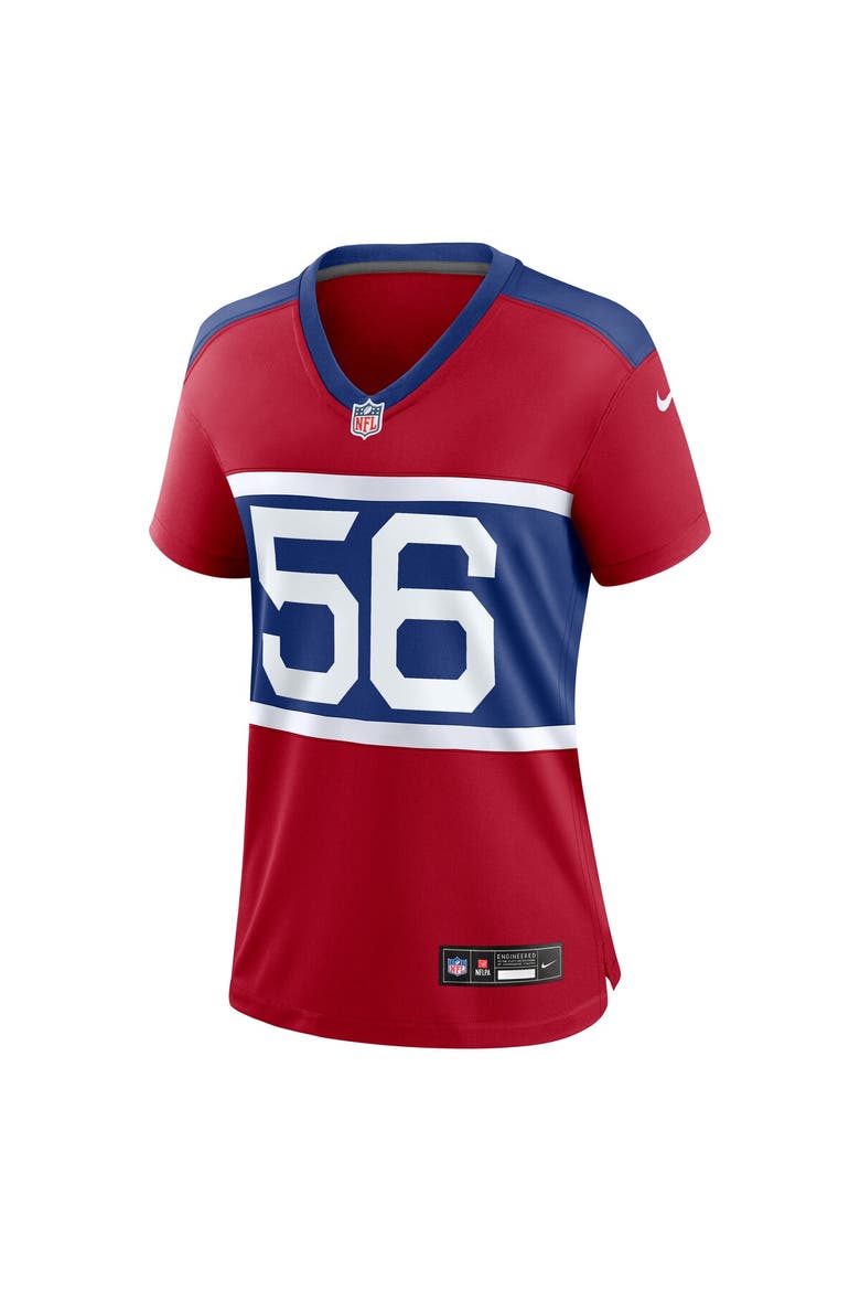 Women's Nike Lawrence Taylor Century Red New York Giants Alternate Retired Player Game Jersey, Alternate, color, Red