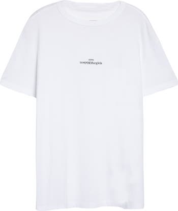 【Maison Margiela】アップサイドダウンロゴ Tシャツ Maison Margiela Upside Down Cotton Logo T-Shirt | Nordstrom
