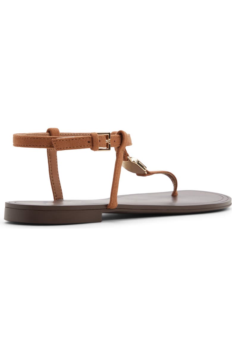 ALDO Sandstone Ankle Strap Sandal, Alternate, color,