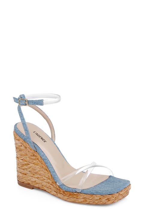 Malone Espadrille Ankle Strap Platform Wedge Sandal (Women)