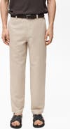MANGO Regular Fit Linen & Cotton Pants