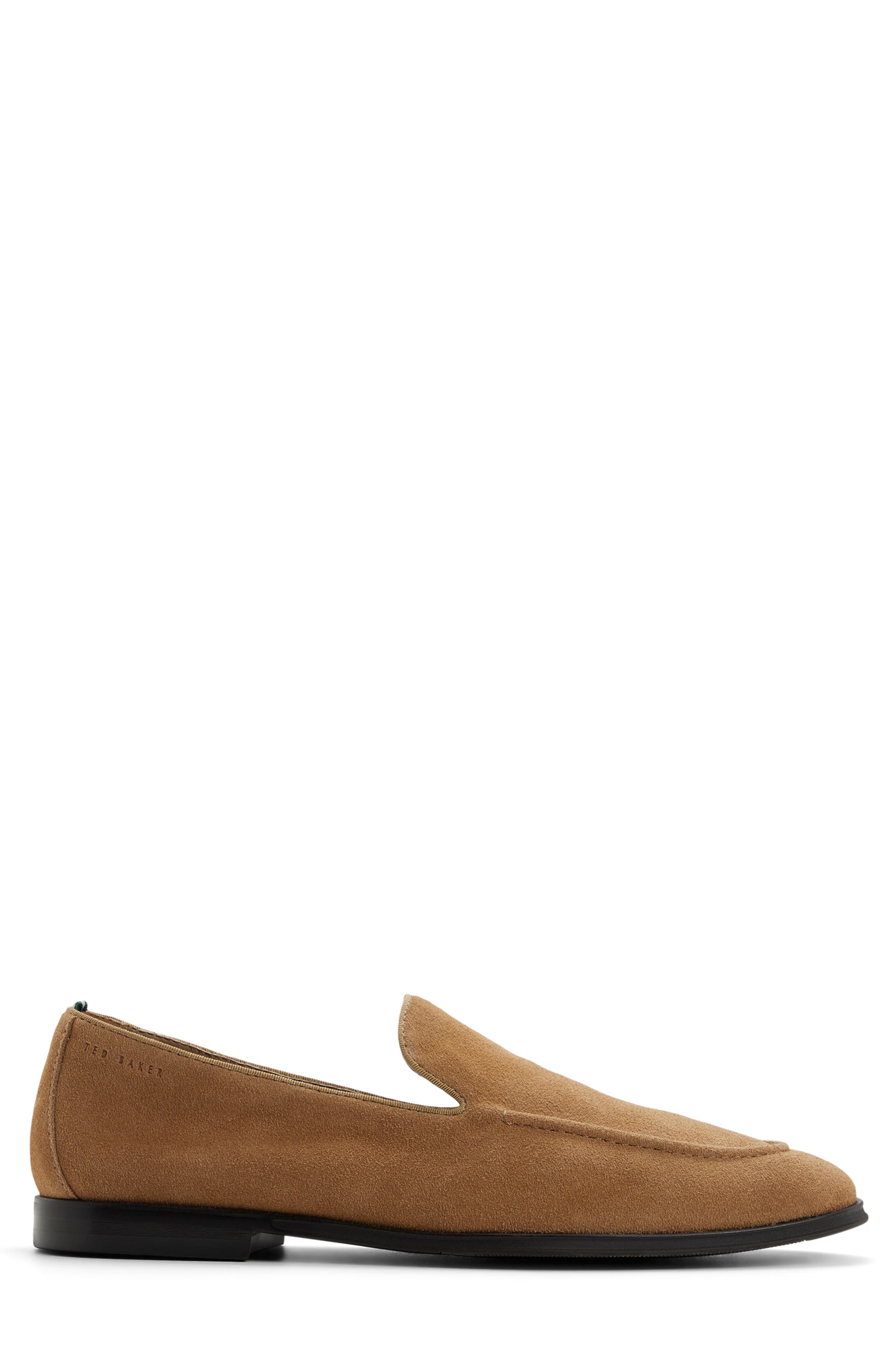 Ted Baker Croxley Loafer, Alternate, color, Whiskey Suede