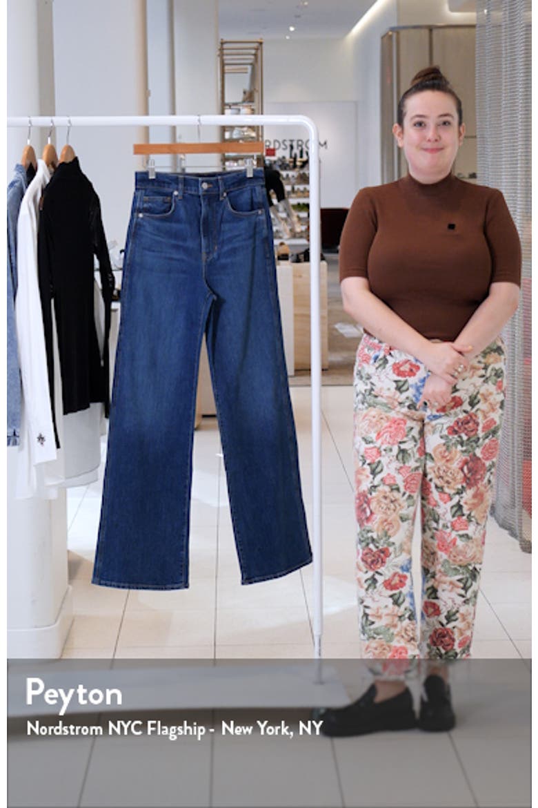 Taylor High Waist Wide Leg Jeans video