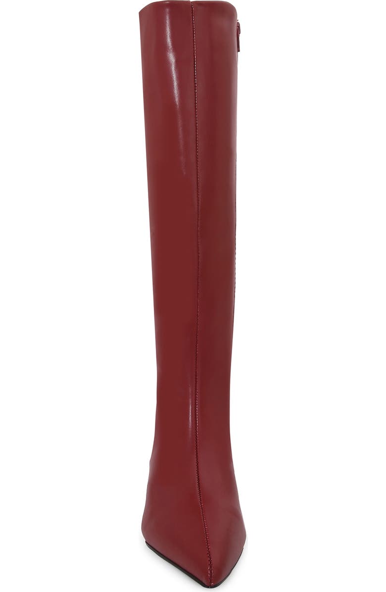 BERNESS Samara Kitten Heel Knee High Boot, Alternate, color, Burgundy