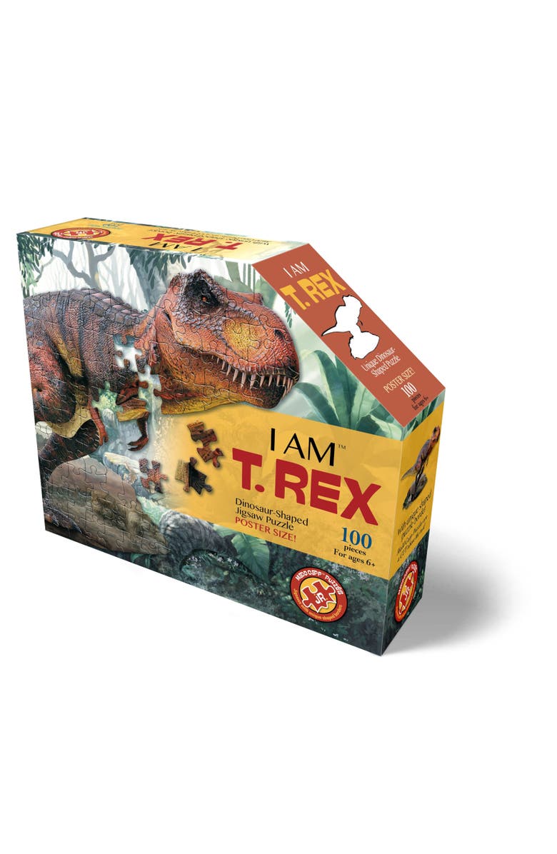 Madd Capp T. Rex 100 Piece Jigsaw Puzzle, Main, color, Multicolored