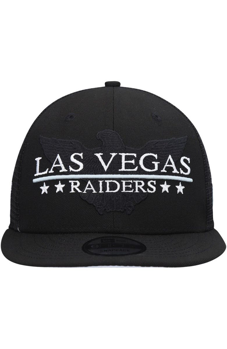 New Era Men's New Era Black Las Vegas Raiders Totem 9FIFTY Snapback Hat, Alternate, color,