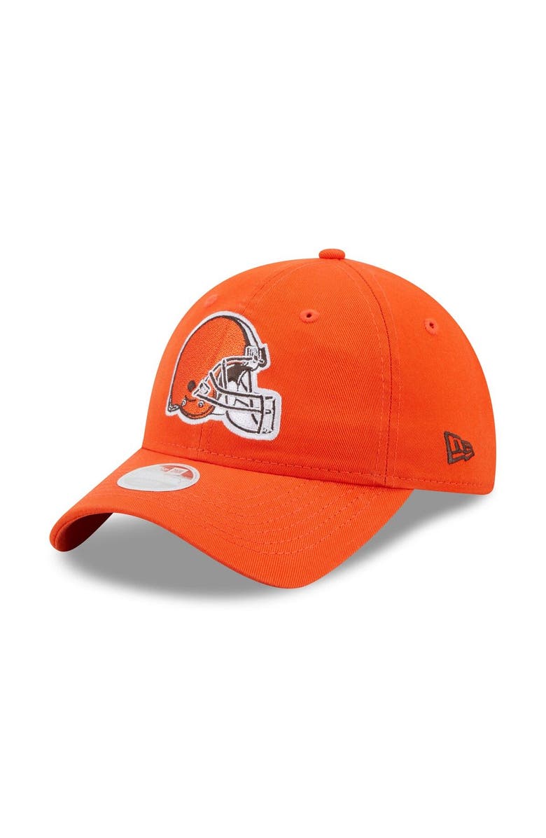 New Era Women's New Era Orange Cleveland Browns Core Classic 2.0 9TWENTY Adjustable Hat, Main, color, Orange