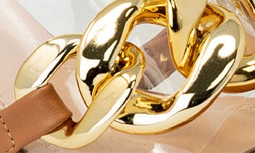 Chase & Chloe Chase And Chloe Chunky Chain Clear Sandal