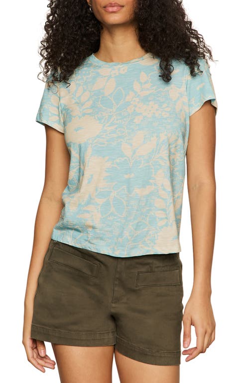 Sanctuary The Perfect T-shirt In Blue Hibiscus