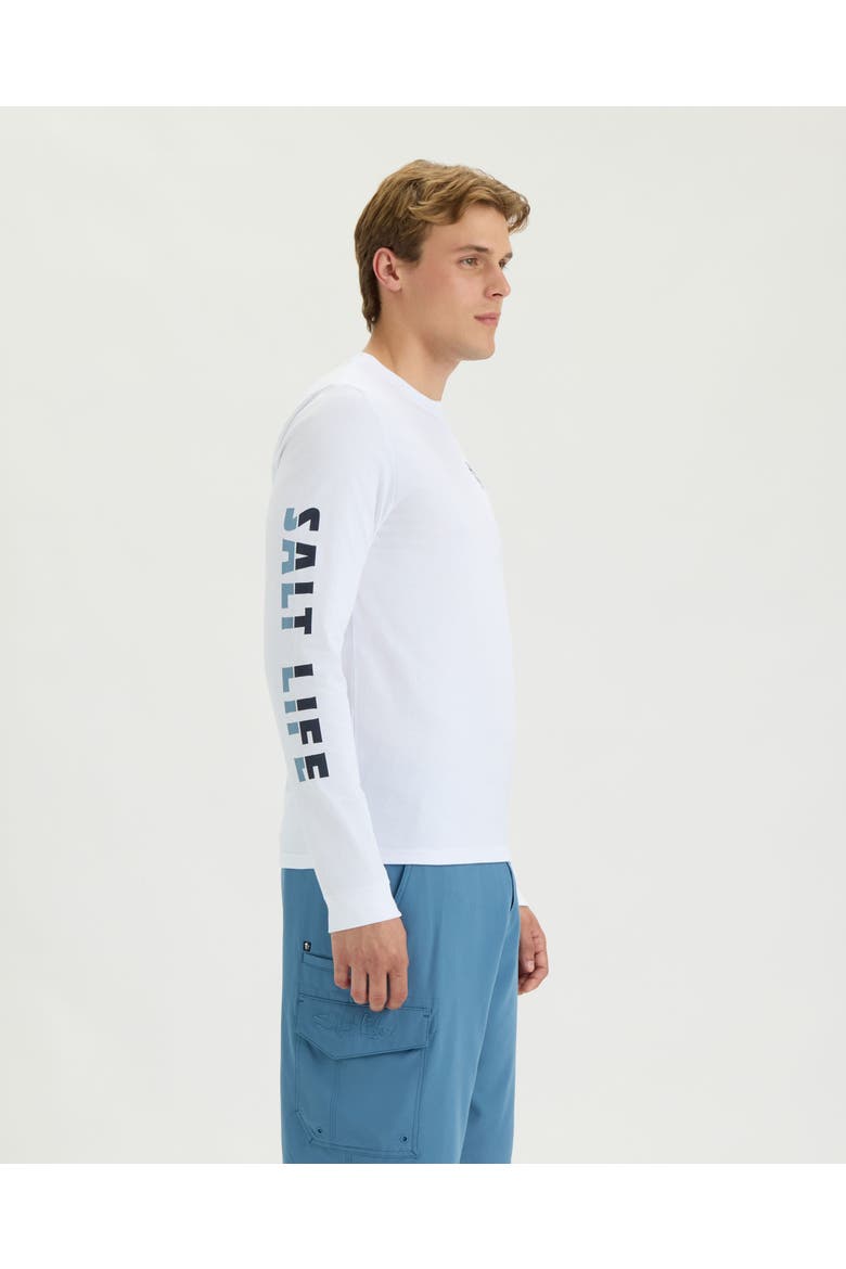 Catch and Retrieve Long Sleeve Tee, Alternate, color, WHITE