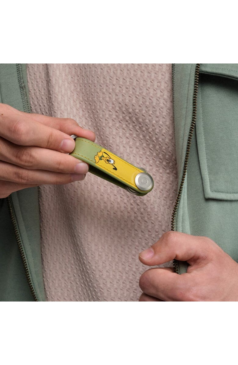 Orbitkey Disney Hybrid Leather Key Organiser, Alternate, color, Pluto