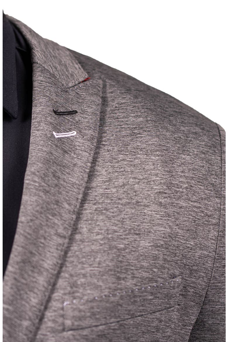 Stretch Grey Unconstructed Blazer, Alternate, color, GREY