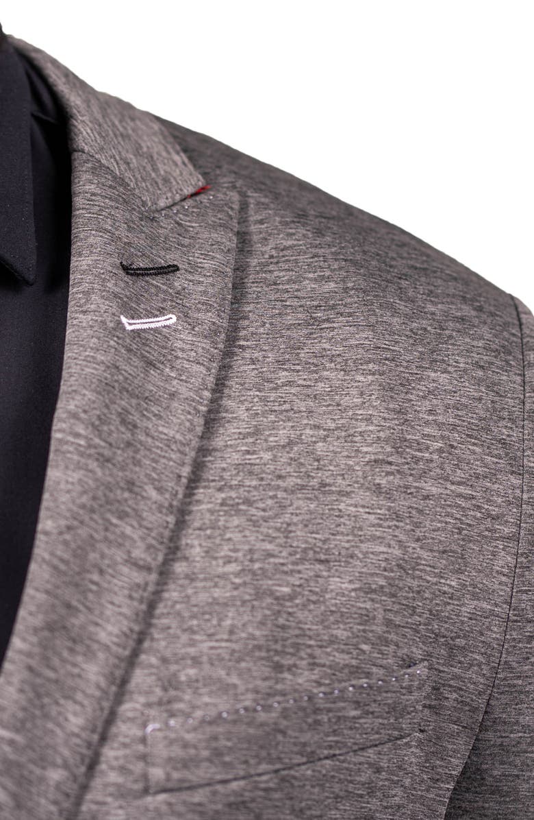 Maceoo Stretch Grey Unconstructed Blazer, Alternate, color, Grey