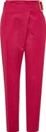 Maison Common Overlay Detail Pants With Belt