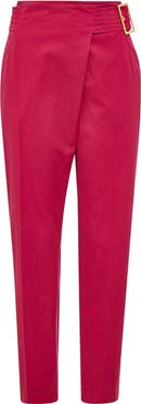 Maison Common Overlay Detail Pants With Belt